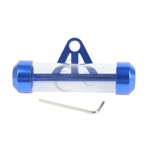 Blue Rego Tube Registration Label Holder For Motorbike Motorcycle Scooter Moped