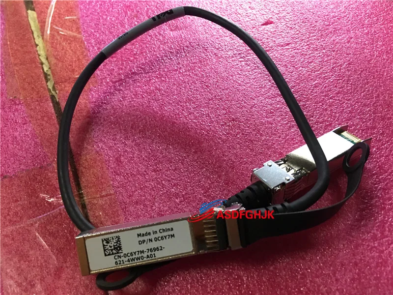 

FOR Dell Twinax 10gbe SFP Cable 0.5 Meter 1.5 Foot C6y7m 0C6Y7M CN-0C6Y7M 100% tesed ok