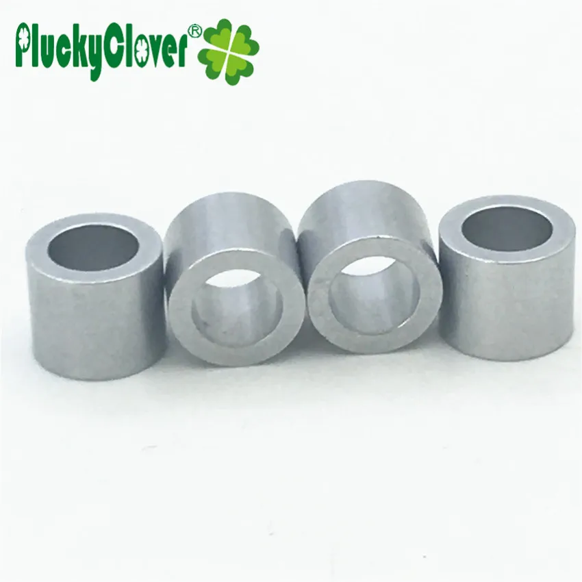 4pcs/set Silver 627 Bearing Spacers For Quad Skates Artistic skating Quad Hockey Skates Bearing Bushing Aluminum Bearing Sleeves