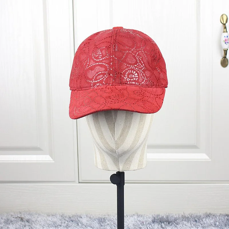 Leather Lady Baseball Cap Sheepskin New Autumn Winter Leisure Hat Women Genuine Leather Outdoor Fashion High Quality Caps H6970