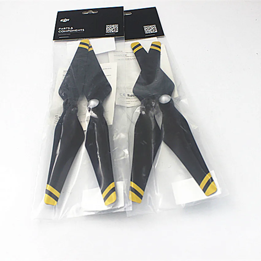 

2 Pairs DJI Phantom 3 9450 Carbon Fiber Reinforced Yellow Stripes Self-Tightening Propellers Phantom3 Pro Accessories