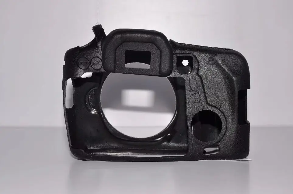 Приятный мягкий силиконовый резиновый защитный корпус для камеры, чехол для Canon 70D