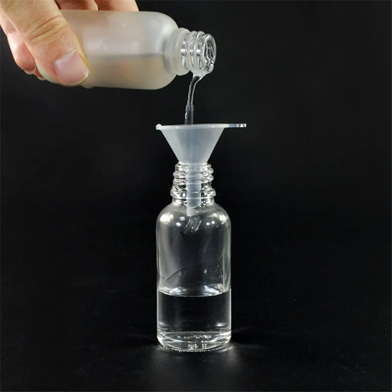 

100pcs*Perfume Liquid Oil Filling Plastic Funnel Manufacture Filling purpose plastic perfume mini funnel