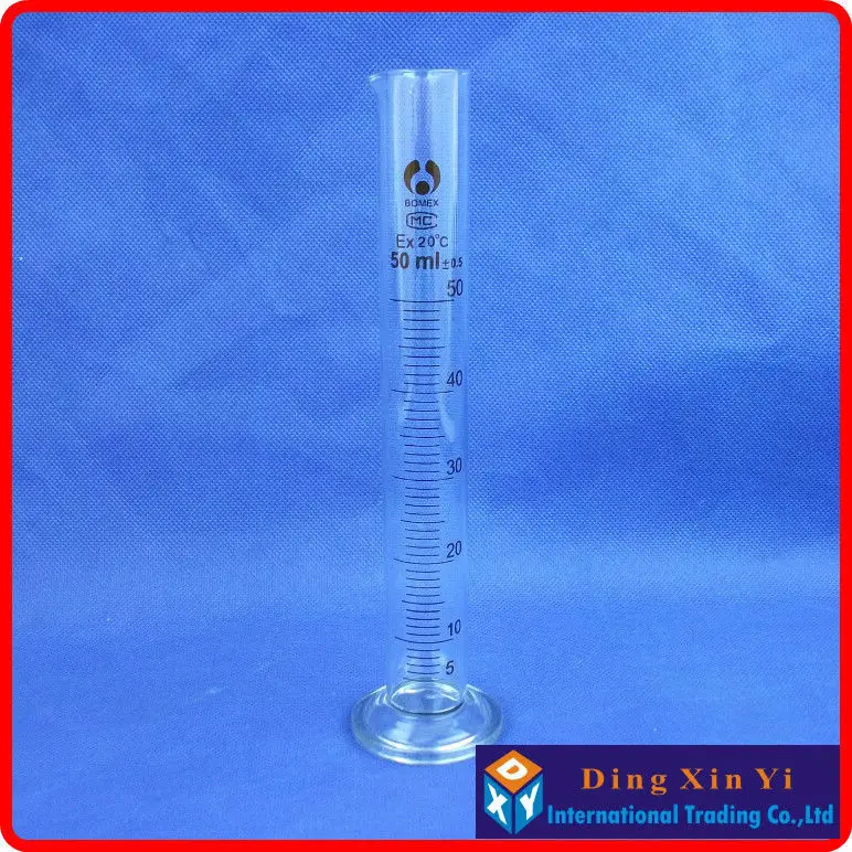 

(2 pieces/lot) 50ml graduated cylinder,measuring graduates glass graduate glass measuring cylinder