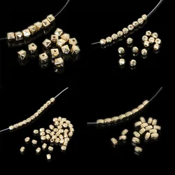 Multi Shapes/Sizes 100-500PCS Plastic CCB loose Spacer Beads Rhodium/KC Gold Color for DIY Necklace&Bracelets Jewelry Findings