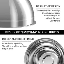 Stainless Steel Mixing Bowls Set #4
