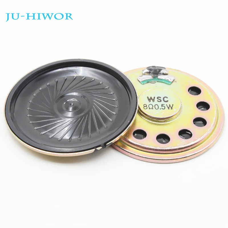 10pcs 0.5W Loudspeaker 8R 50MM Mini Round Speaker Diameter 50MM Thickness 6MM Small Horn Doorbell Speaker