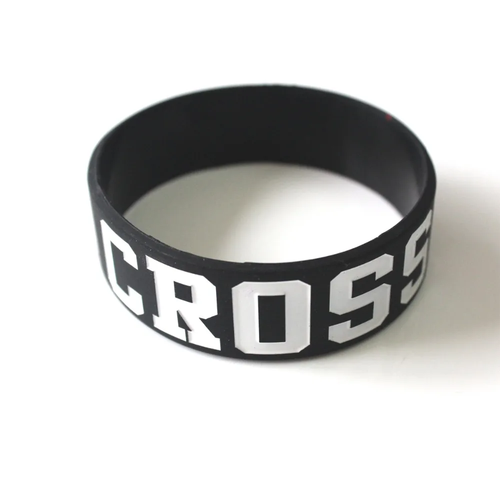 Cross Fit bracelet for CrossFit, silicone bracelet, 2 PCs