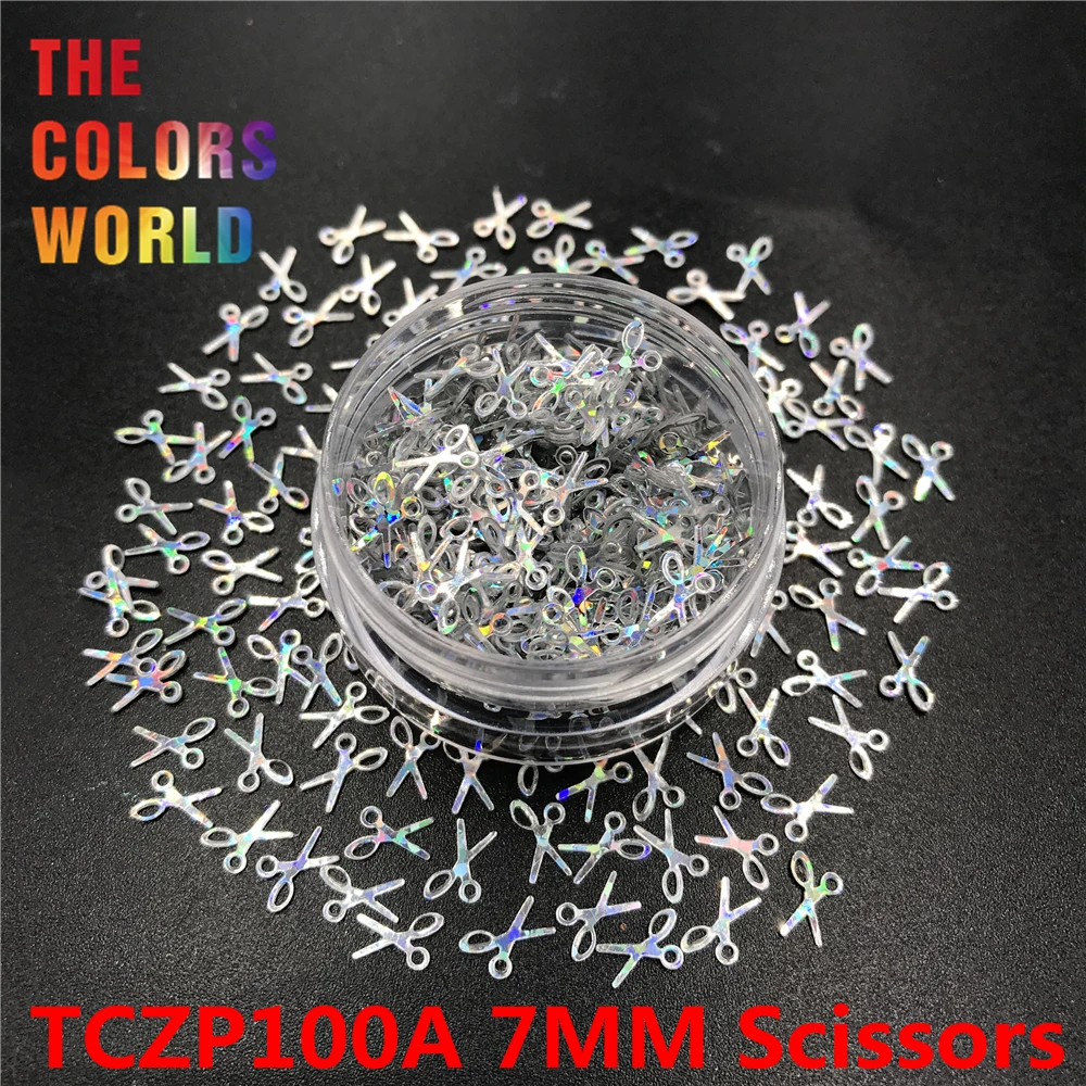 Scissors and Key Shape Sequins Nails Glitter Nail Art Decoration Body Art Face Paint Makeup Tumblers Craft Accessoires Festival