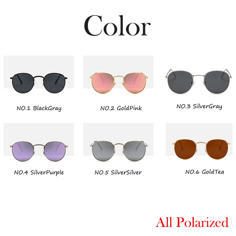 LeonLion 2023 100% Polarizd Sunglasses Women/Men Brand Designer Round Glasses Lady Mirror Sun Glasses Drive Oculos De Sol Gafas