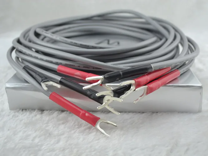 HIFI Audio Note AN-SPXII speaker cable Banana connector spade plug cable  without original box Hi-End audio loudspeaker cable