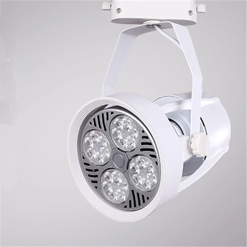 LED Track lighting with par30 30w 40w spot lamp led bulb for indoor lighting clothes jewel shop restaurant dining room