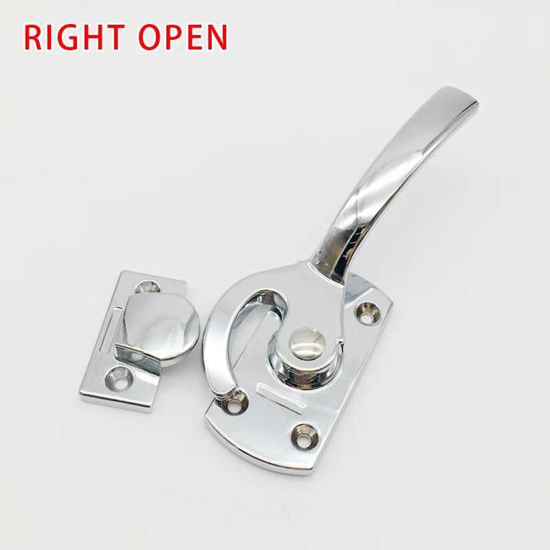 Stainless Steel Oven Door Lock Cabinet Sealing Handle Mechanical Flat Pressure Lock for Kitchen Appliances