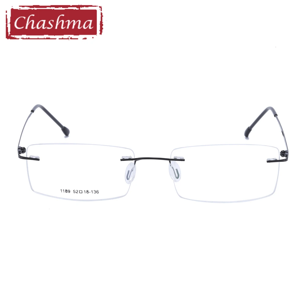2 جرام فقط وصفة طبية الزجاج بدون شفة النظارات الرجال سبائك التيتانيوم النظارات البصرية الإطار النساء نظارات مرنة خفيفة للغاية
