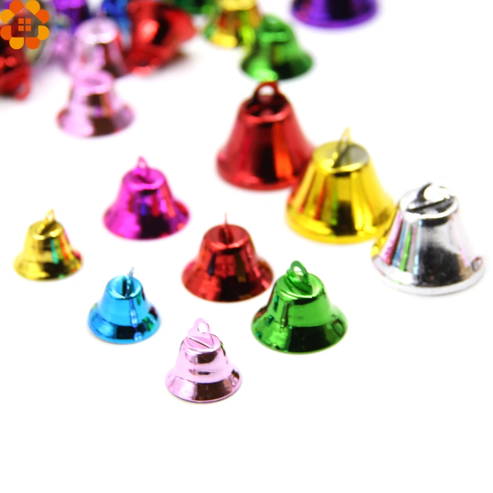 20PCS Colorful Metal Jingle Bells Small  Loose Beads Festival Party Decoration/Christmas Tree Decorations/DIY Crafts Accessories