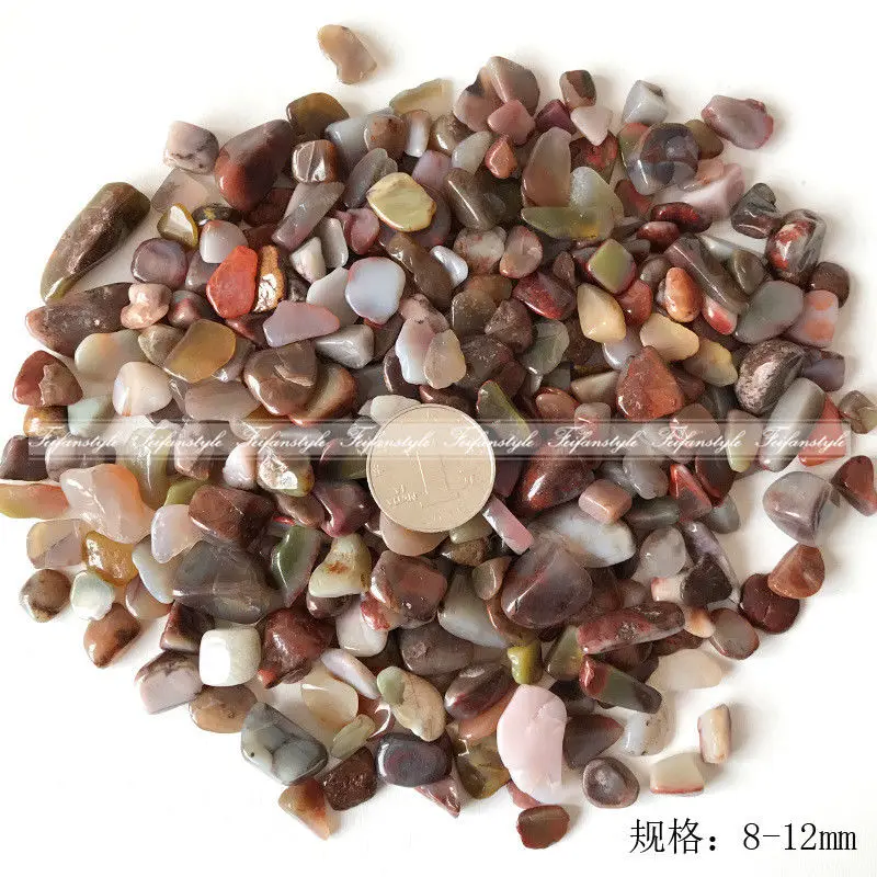 Wholesale 50g 2 Size Natural  Salt Agate Gravel Crystal Mineral Stone Rock Gem  Quartz Crystals Natural Stones