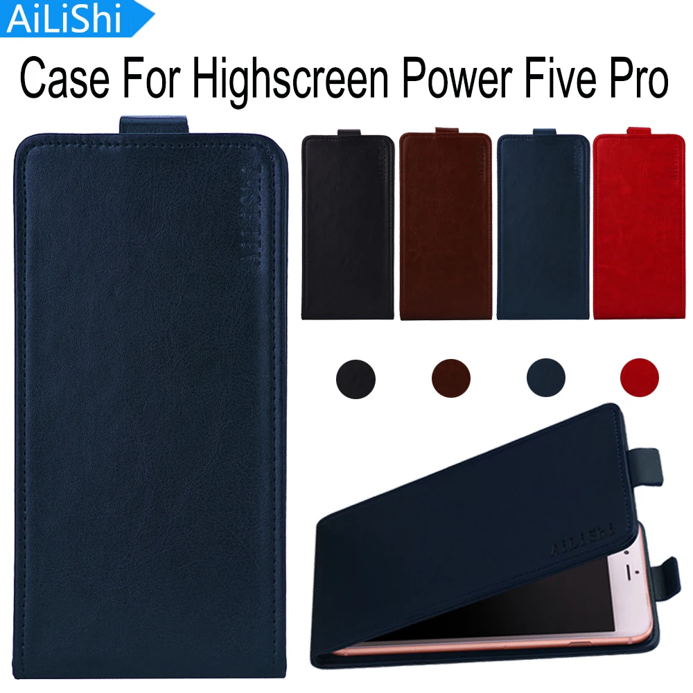 AiLiShi Лидер продаж! Чехол-книжка для Highscreen Power Five Pro, кожа, 100%