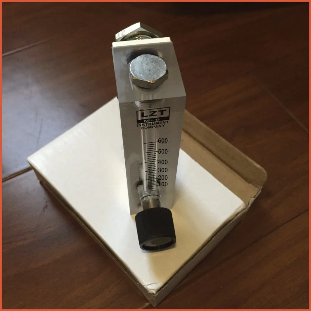 LZT-6T 2-20LPH Square Panel Type Liquid Flowmeter water Flow Meter rotameter LZT6T Tools Flow Measuring