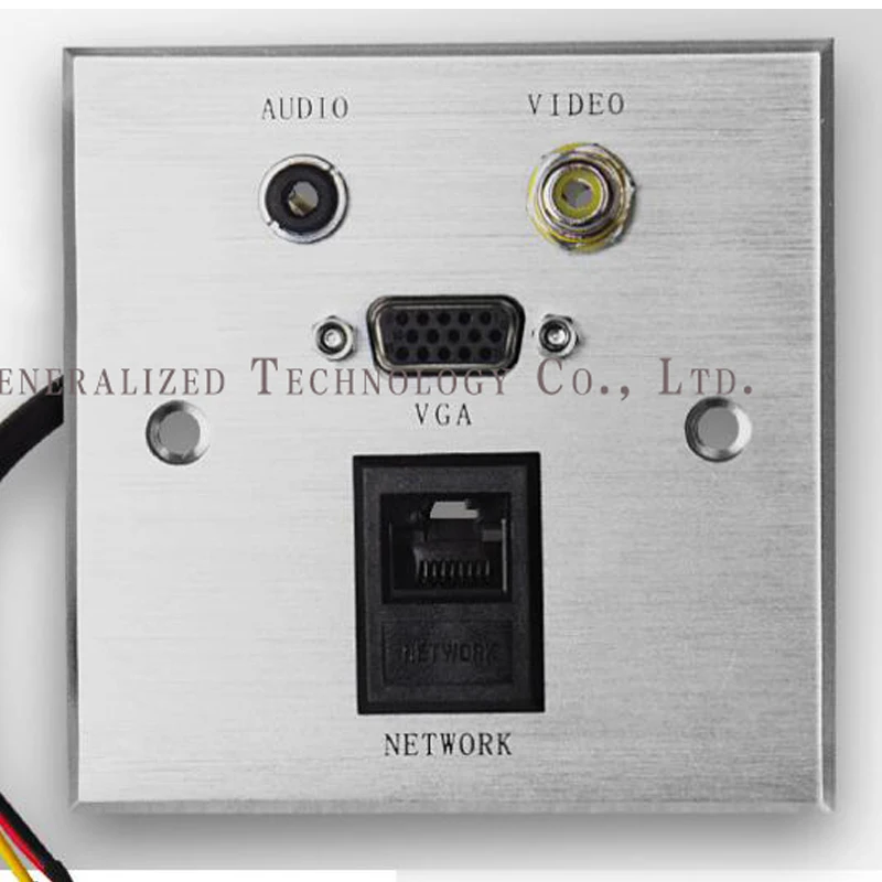 

Multifunction Information Panel with Audio/Video/VGA/RI45,wall socket / panel socket free shipping