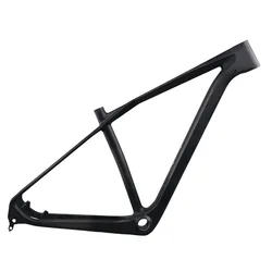 ICAN 29er carbon bike MTB Frame BB92 hardtail mountain Bicycle size 15/17/19/21'' UD matt weave rear 142/135 mm