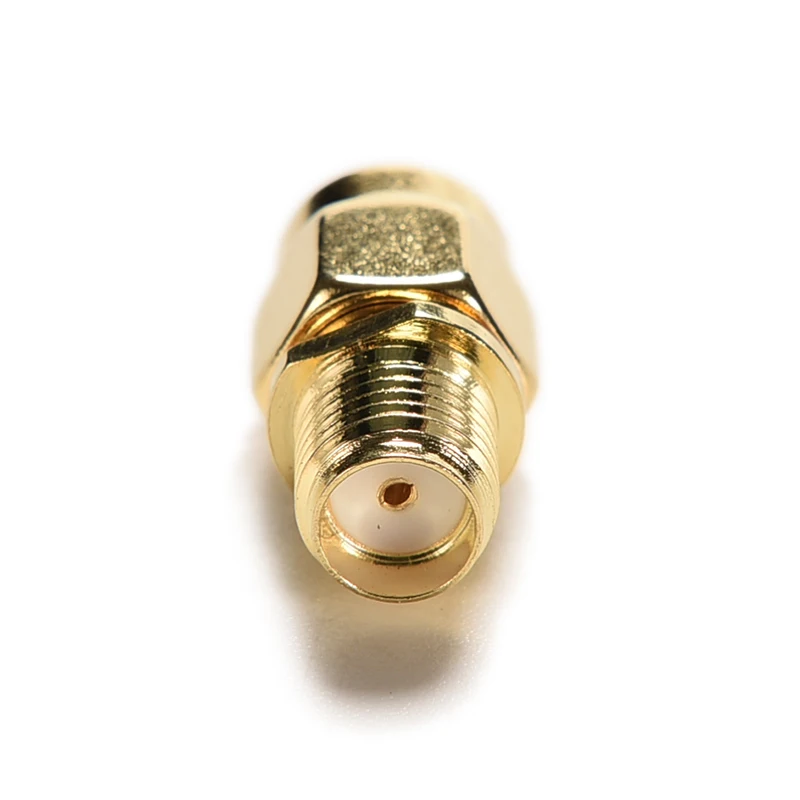 Jack fêmea do conector sma do adaptador de 2pcscoaxial para o centro masculino de RP-SMA jack rf