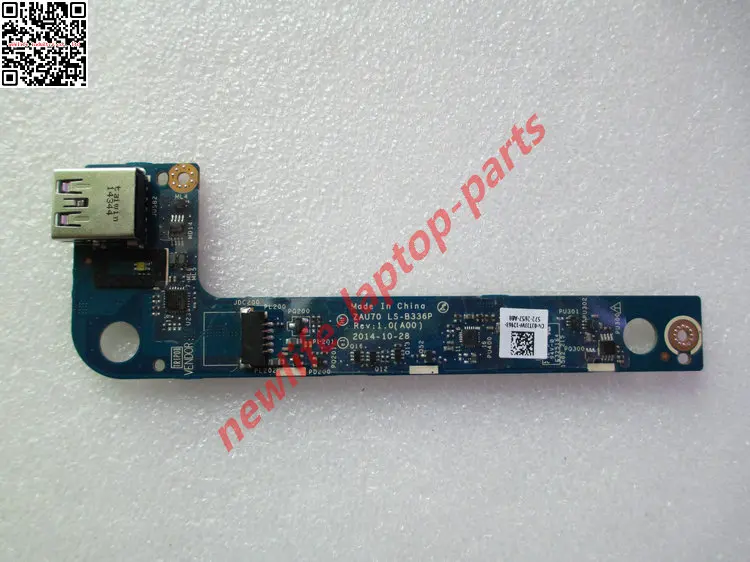 original E7350 7350 E7351 7351 laptop USB board CN-0JYJJW 0JYJJW JYJJW ZAU70 LS-B336P 455M0831L01 test good free shipping