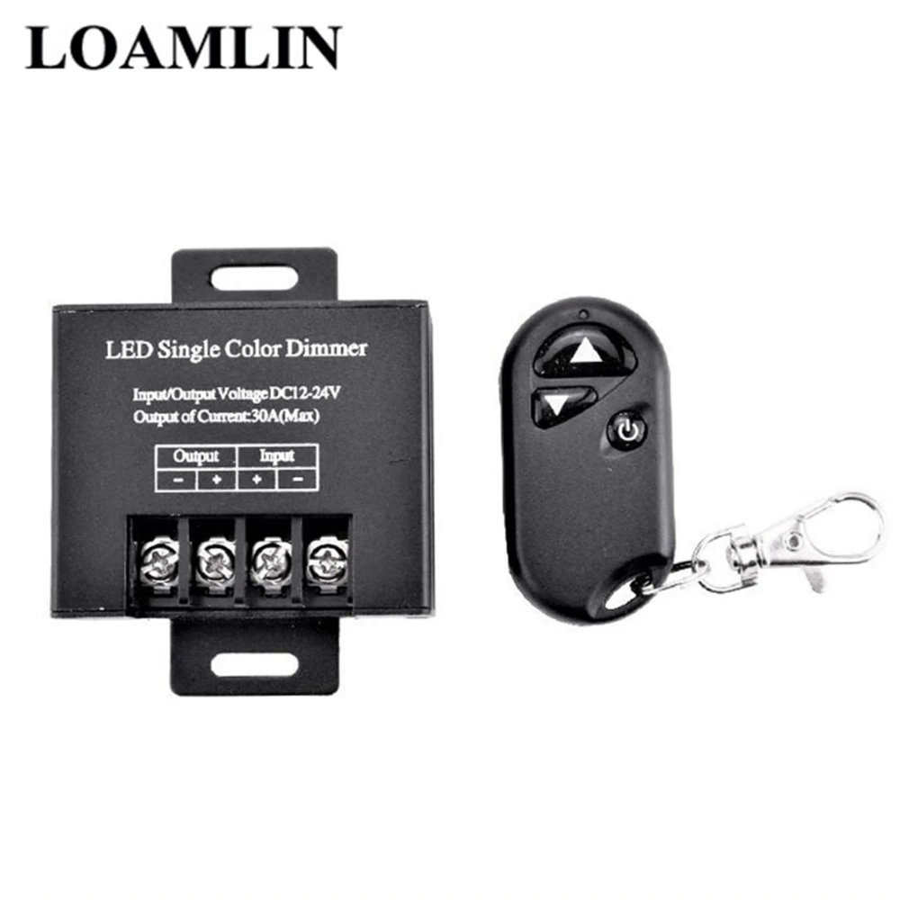 Single Color Led Controller With Led Remote Dimmer DC5-24V For 5050 3528 2835 Single Color Led Strip