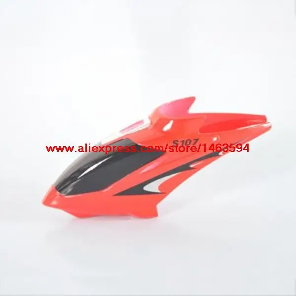 Wholesale Syma S107 S107G RC Helicopter Spare Parts Head cover nose cover (red) Free Shipping