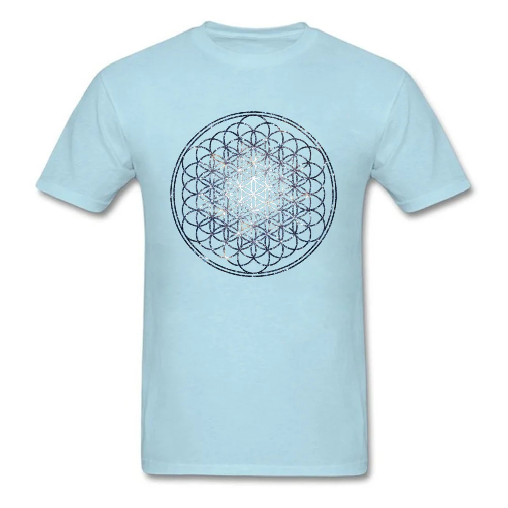 2024 Brand T-shirt Men Mandala T Shirts Flower Of Life Sacred Geometry Tops Tees Cotton Graphic Tshirt Star Cluster Chic Clothes