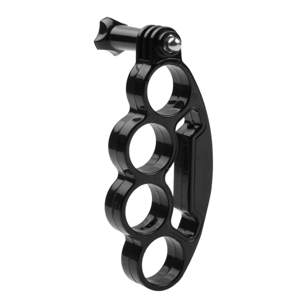 PULUZ Handheld Plastic Knuckles Fingers Grip Ring Monopod Tripod Mount with Thumb Screw for GoPro Hero12 Black 11 10/ Insta360