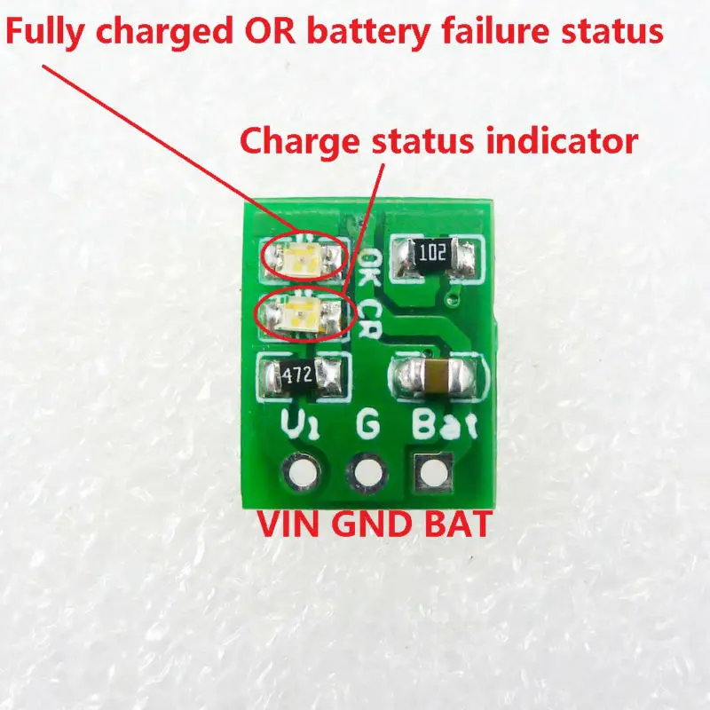 10 Pcs 1A Mini Li Lithium Battery Charger Module Board For UNO MEGA DUE Breadboard PCB 18650 Solar Panel DD08CRMB
