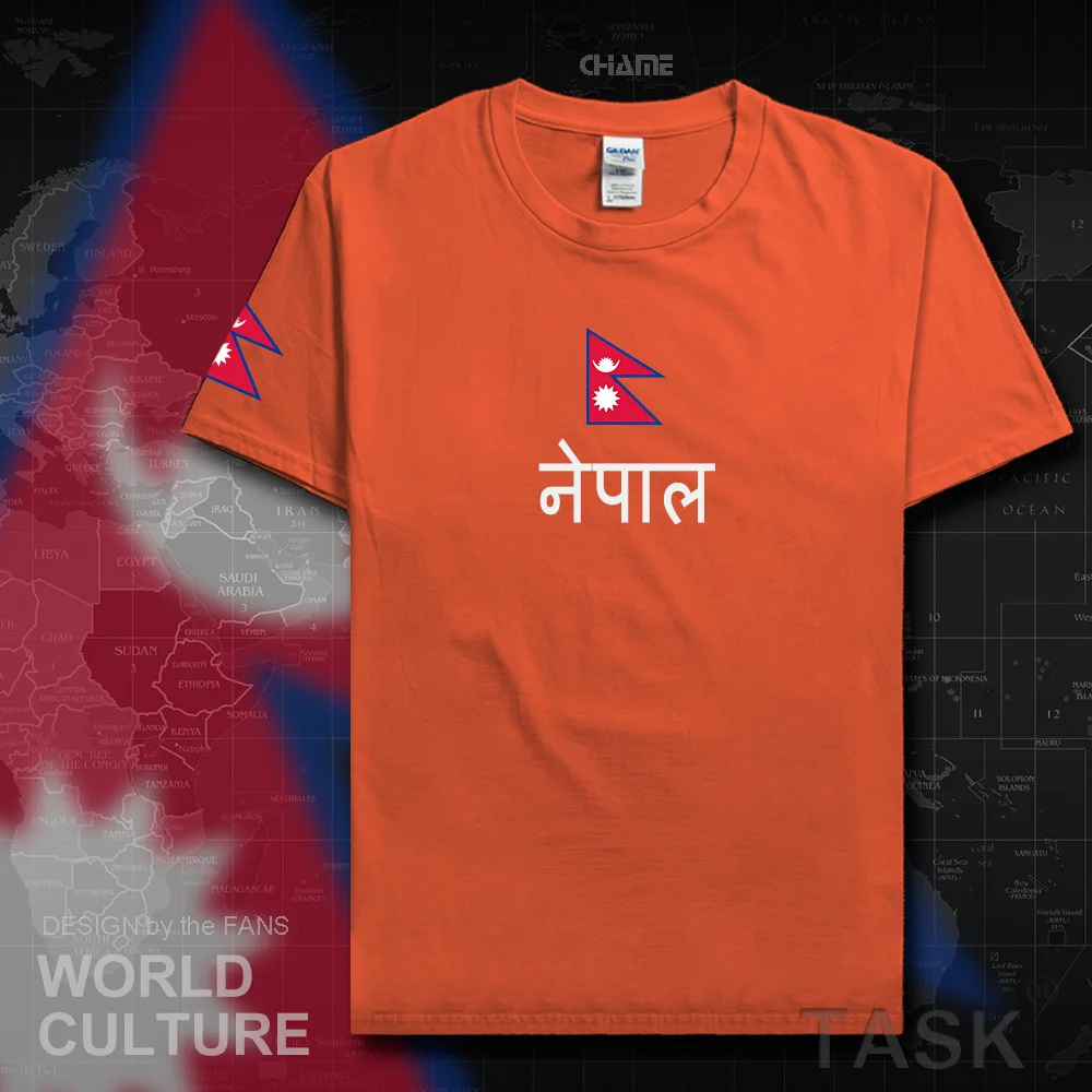 Nepal NPL mens t shirts fashion 2017 jersey nation team 100% cotton t-shirt clothing tees country sporting flag Nepali Nepalese