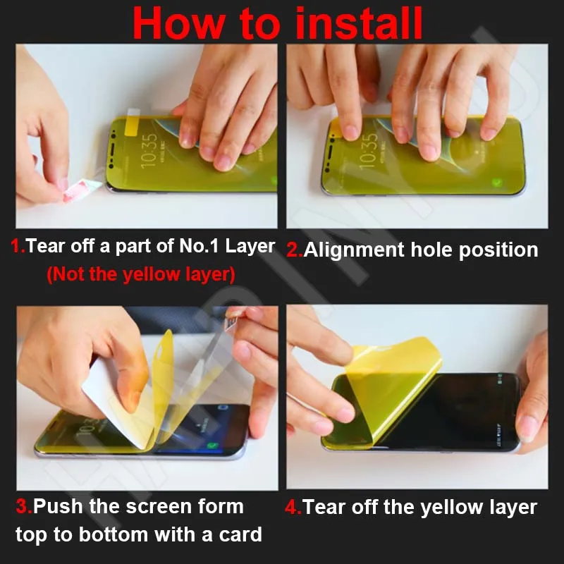 Front / Back Full Coverage Clear Soft TPU Film Screen Protector For Huawei Mate 10 Mate10 Pro Cover Curved Parts (Not Glass