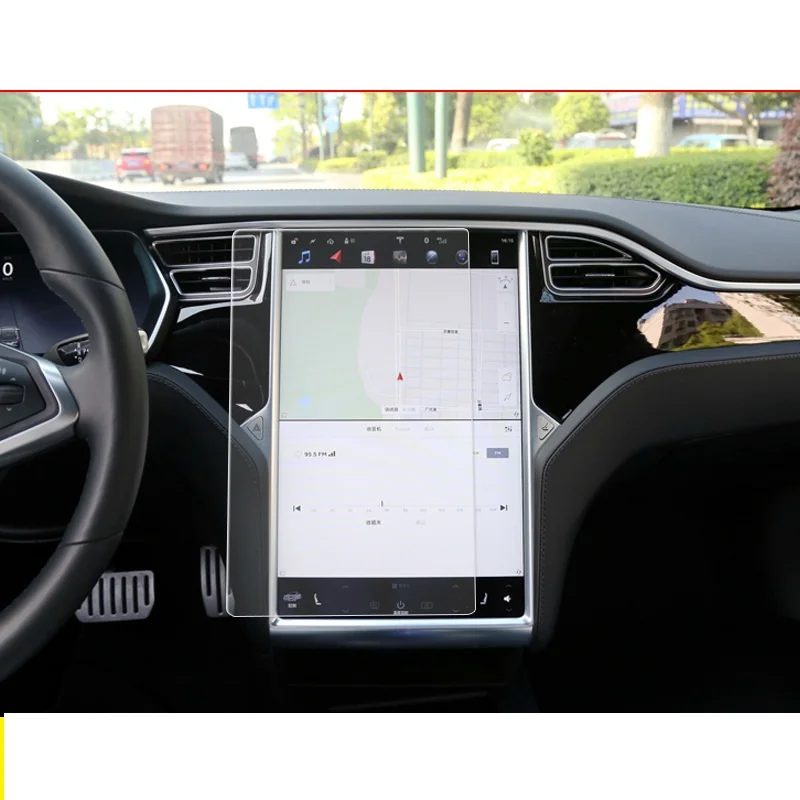 For Tesla Model S Model X Central control navigation touch screen GPS screen Protector 17 inch protective films