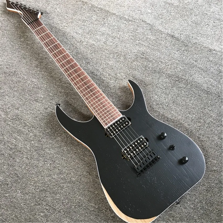 New product, 7 string Blackmachine, black guitar, free shipping Real photos, factory wholesale and retail