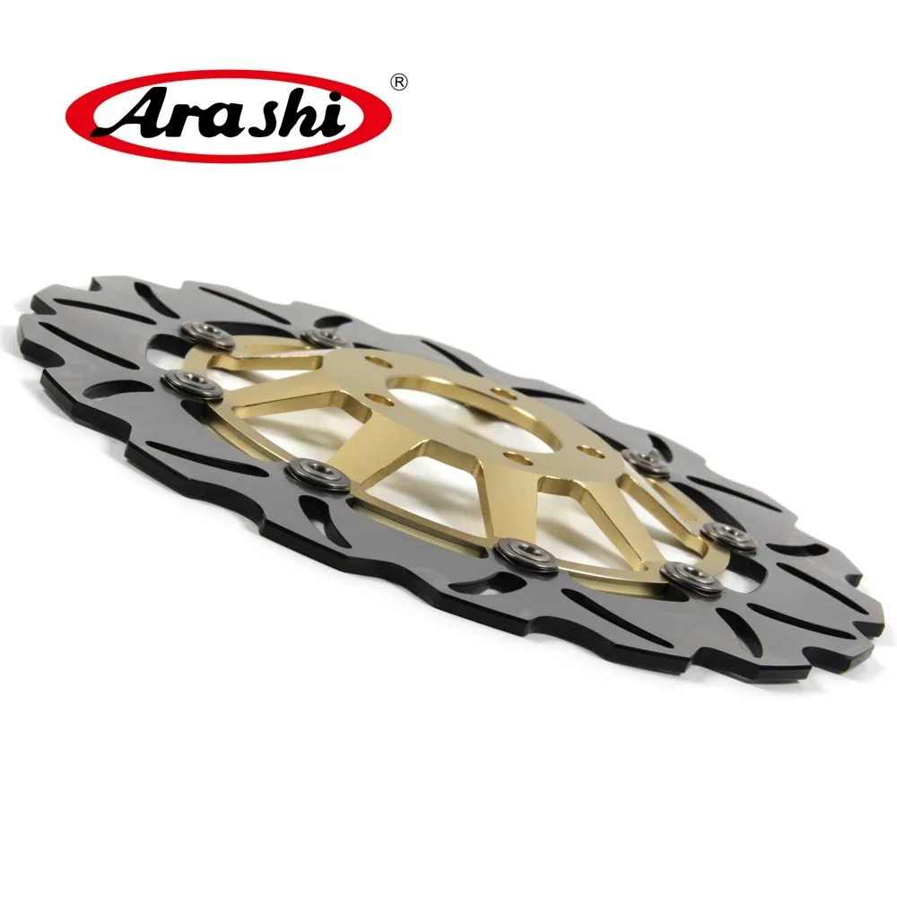 Arashi 1PCS For SUZUKI GSF BANDIT 250 1990 CNC Full Floating Front Brake Disc Rotor GS 400 GS400 1989 / GSF BANDIT 400 1989-1996