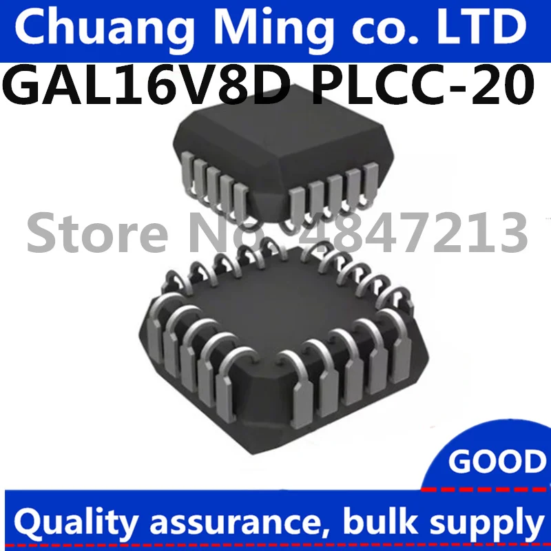 

Free Shipping 50pcs/lot GAL16V8D-15LJ GAL16V8D-15LJN GAL16V8D-25LJ GAL16V8D-25LJN GAL16V8D 16V8D PLCC-20 IC