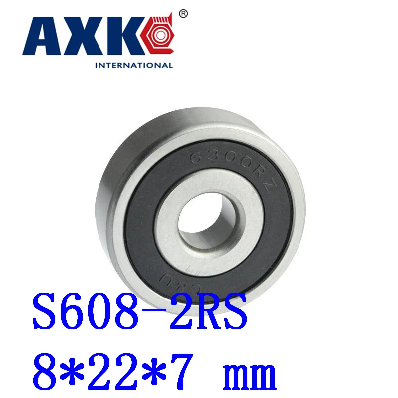 2023 Ball Bearing 10pcs Free Shipping Sus440c Environmental Corrosion Resistant Bearings (rubber Seal Cover) S608-2rs 8*22*7 Mm