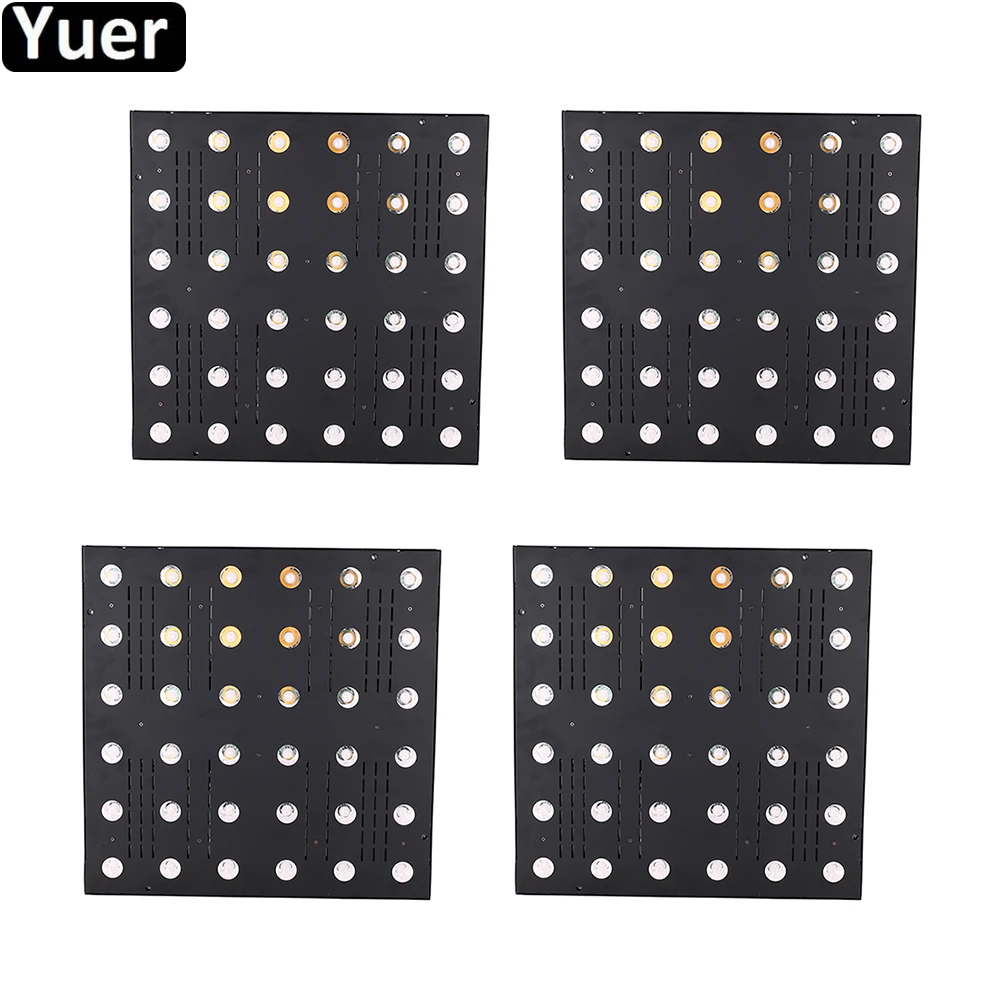 

4Pcs/Lot36x3W LED Matrix Light LED RGB 3IN1 Flat Flood Lights DMX512 Sound Control DJ Party Disco Club Bar Stage Effect Lighting