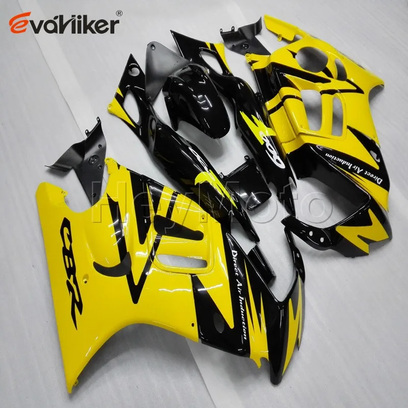 

Motorcycle ABS Plastic Bodywork Set for CBR600F3 1997 1998 yellow black CBR 600 F3 97 98 ABS Plastic motorcycle fairing