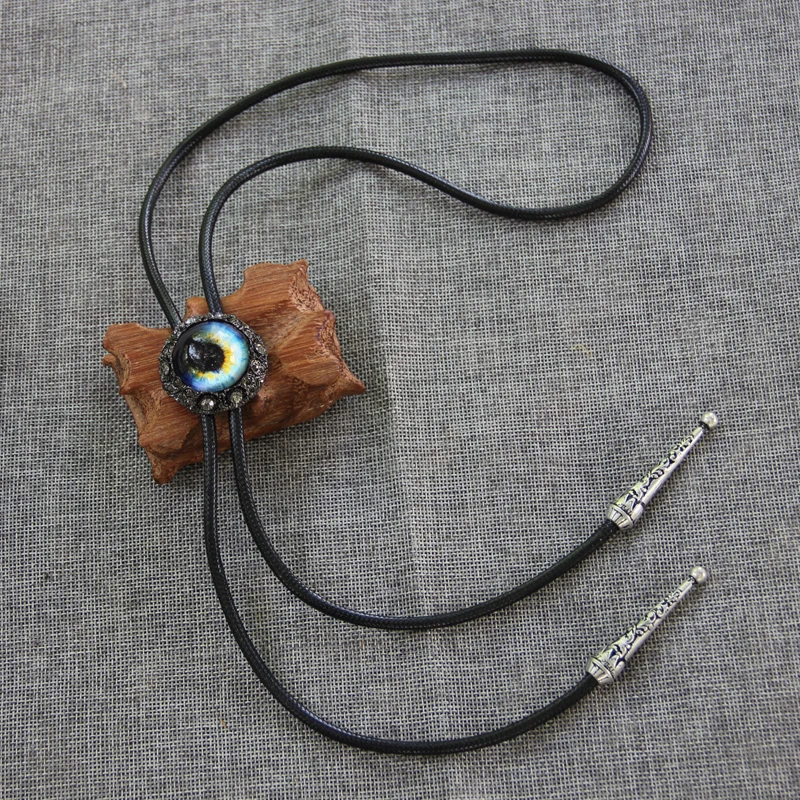 Original designer resin eye bolo tie for men personality neck tie fashion accessory