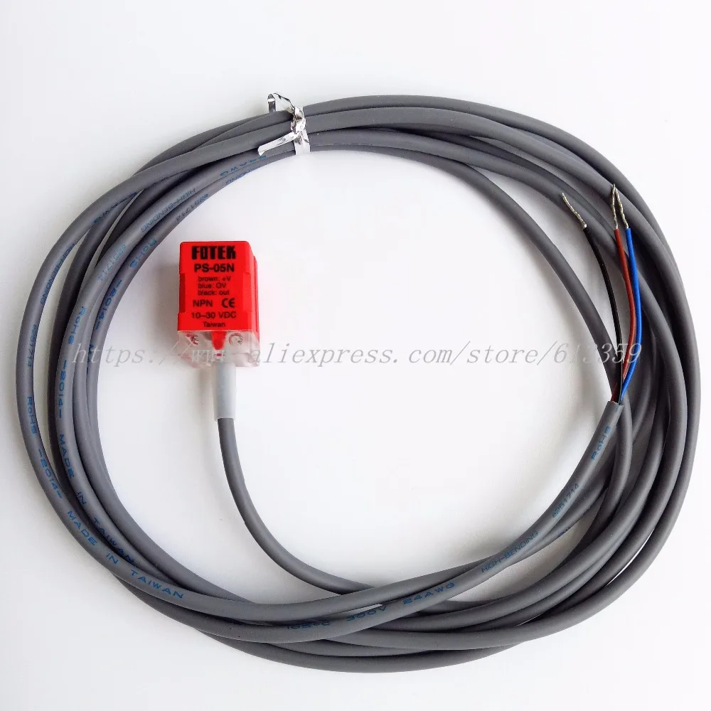 1PCS PS-05N-3M PL-05N-3M FOTEK Inductive Proximity Switch Sensors NPN 10-30VDC 3 Wire 3 Meters Cable  New & Original