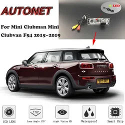 AUTONET HD Night Vision Backup Rear View camera For Mini Clubman Mini Clubvan F54 2015~2019 CCD/license plate camera