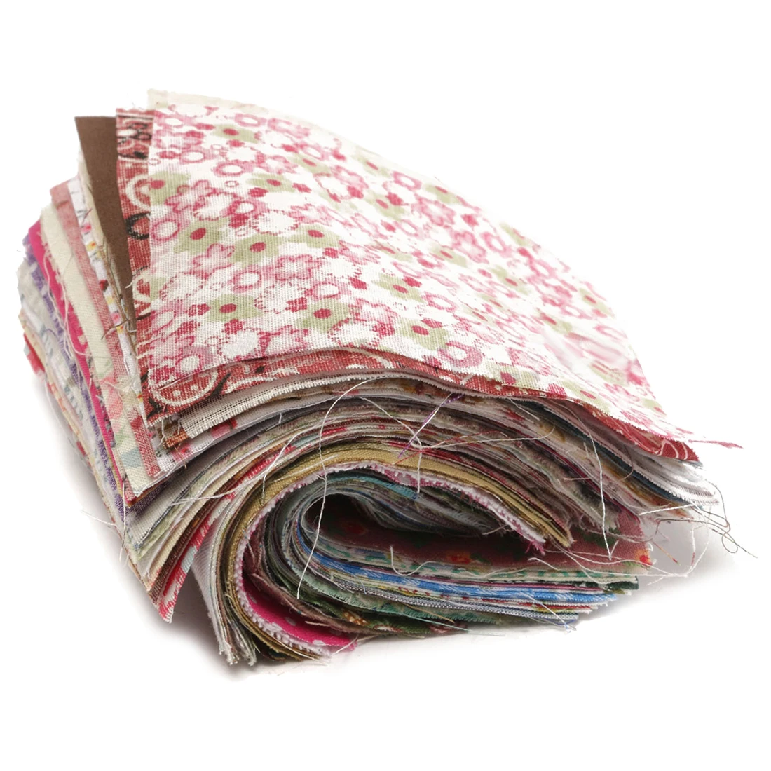 100Pcs 10x10cm Square Floral Cotton Fabric Patchwork Cloth For DIY Craft Sewing
