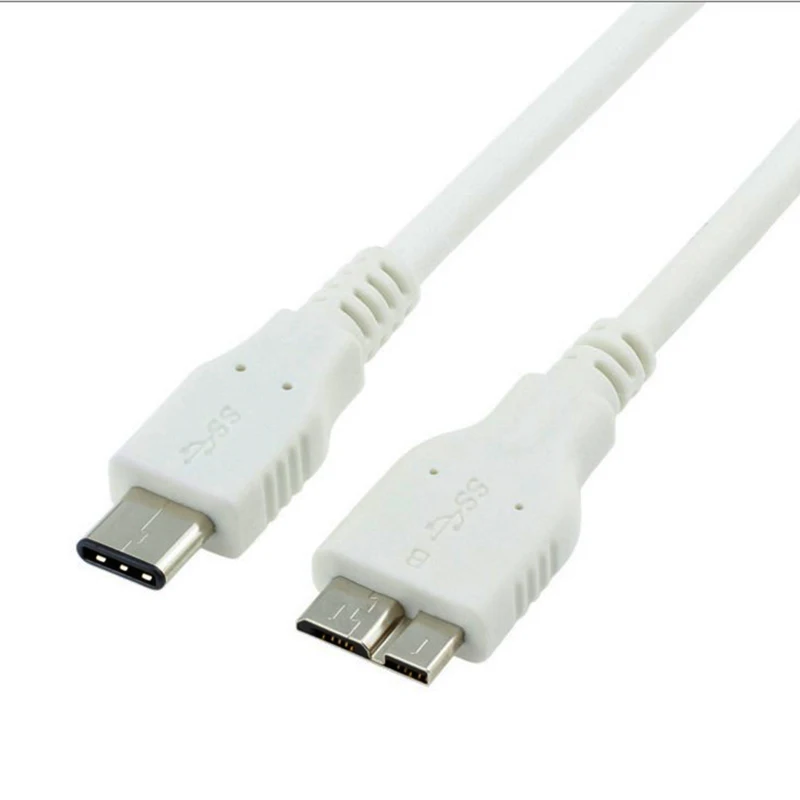 1M USB3.1 typu C na Micro B USB 3.0 synchronizacji danych kabel do ładowania dla USB3.0 przenośny dysk twardy