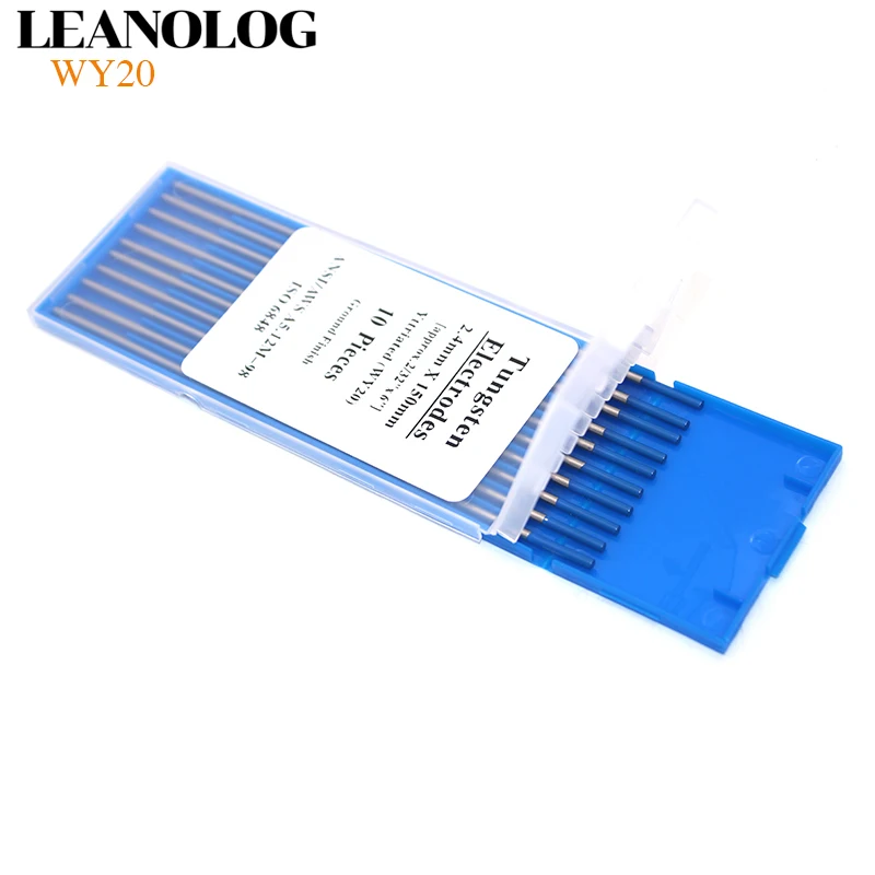 10pcs Blue Color Code 1.6/2.0/2.4/3.0/3.2/4.0MM * 150  TIG Tungsten Electrode Head Needle/Rod for TIG Welding Machine