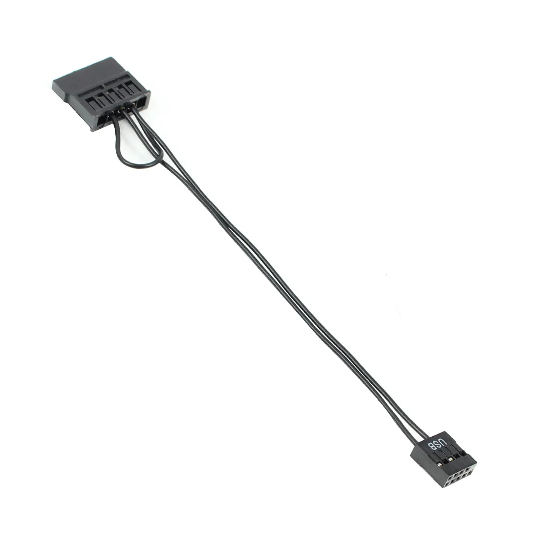 9 Pin USB Adapter to SATA SSD 2.5 Inch SSD Power Supply Cable for ITX Motherboard Main Board Notebook 30CM