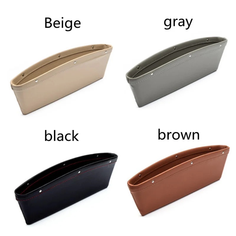 New 1pcs Car Seat Organizer Slit Gap Pocket Storage Box for Mini Cooper R52 R53 R55 R56 R58 R59 R60 R61 Paceman Countryman