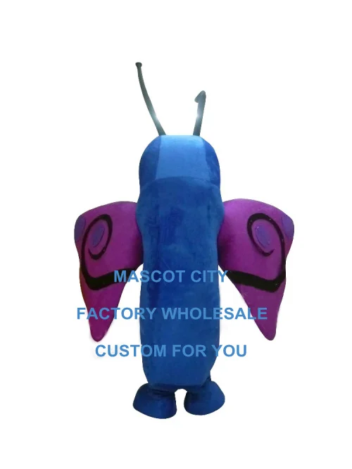 butterfly mascot costume custom cartoon character cosplay adult size carnival costume 3514