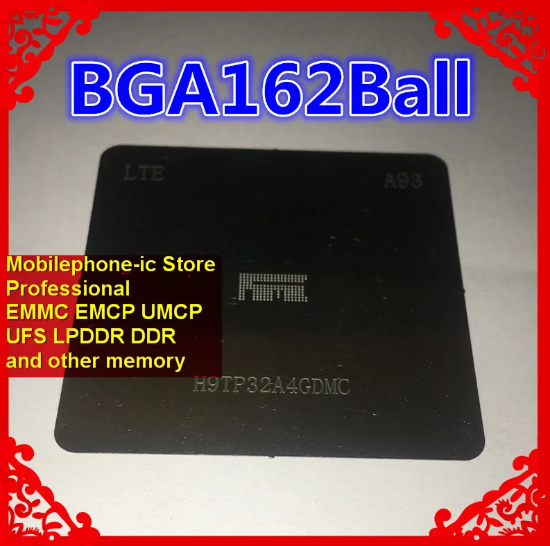 EMCP BGA162Ball الاستنسل Reballing IC دبابيس اللحيم بغا التسخين المباشر قالب